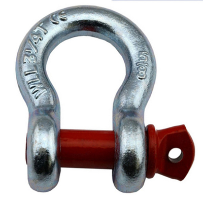 55T galvanizou o tipo grilhão de Pin Anchor Shackle E.U. do parafuso da curva de Crosby G209