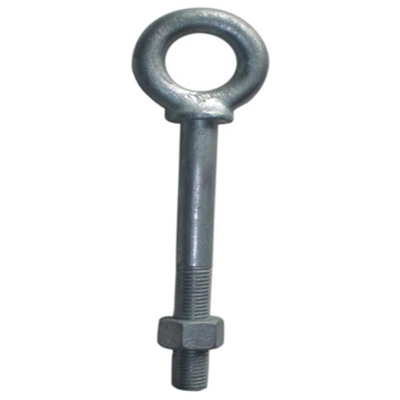 O zinco chapeou o parafuso de olho regular G291 do aço carbono 650 a 21000lbs