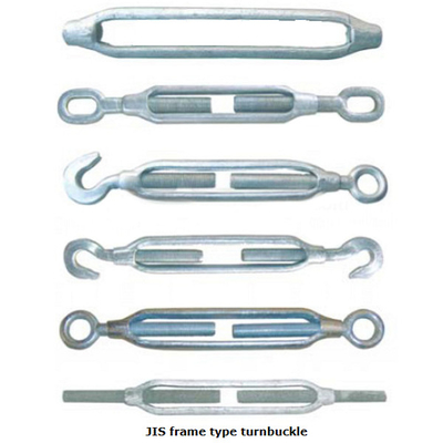 Tipo de quadro cabo de aço tensor galvanizado de JIS M6 - M24
