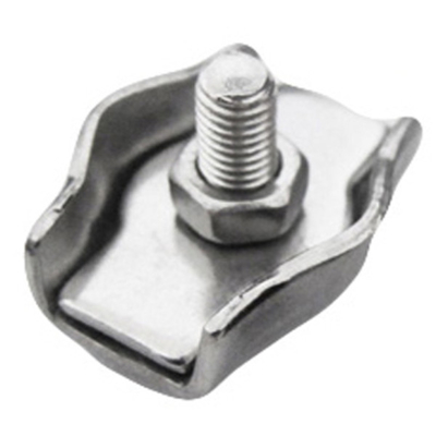 Grampo de corda simples 0,005 do fio - 0,073 cabos do fio de Kg/Pc grampeiam o aço carbono galvanizado