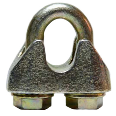 O cabo do fio do metal do grampo de corda do fio DIN1142 braçadeira o zinco do aço carbono chapeado