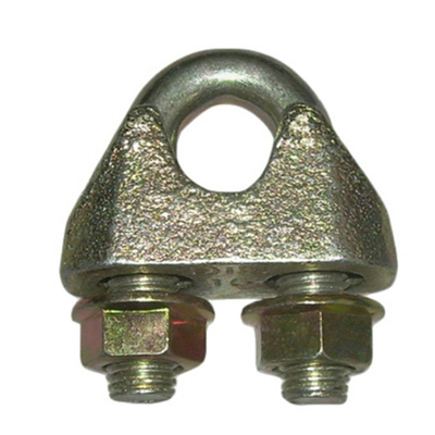 O cabo do fio do metal do grampo de corda do fio DIN1142 braçadeira o zinco do aço carbono chapeado