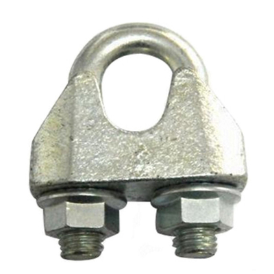 DIN741 galvanizado elétrico forjou as braçadeiras de cabo cabografa o aço carbono dos grampos de corda