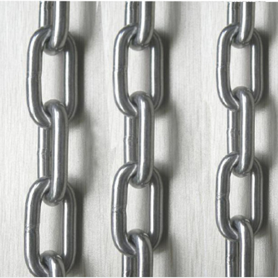 Elo de corrente de aço inoxidável lustrado M2 a M22 304 304L