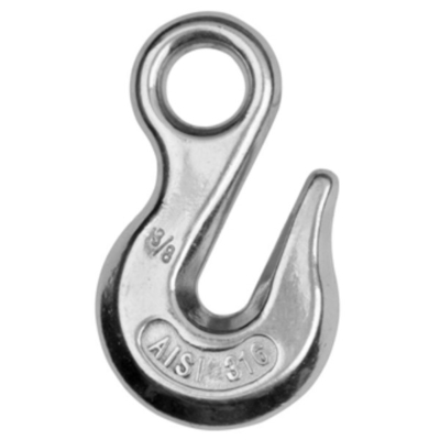 0.16kg - gancho de levantamento de aço inoxidável de equipamento de aço inoxidável M38 do hardware 1.52kg