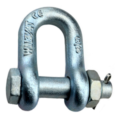 Tipo galvanizado elétrico grilhão 85T do parafuso de Pin Anchor Shackle Drop Forged do parafuso da corrente