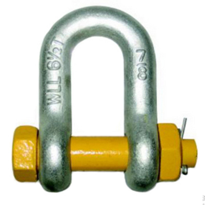 Pin galvanizado do parafuso de Pin Chain Shackle With Safety do parafuso da âncora do barco G2150