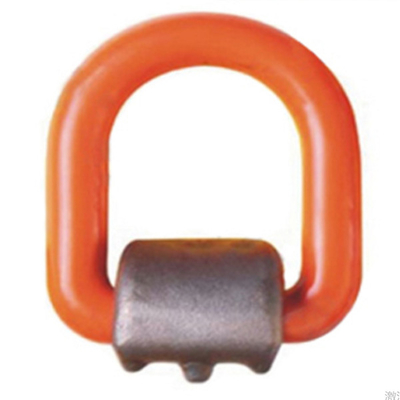 O aço carbono forjou a solda de D Ring Power Coated G80 nos anéis-D com envoltório