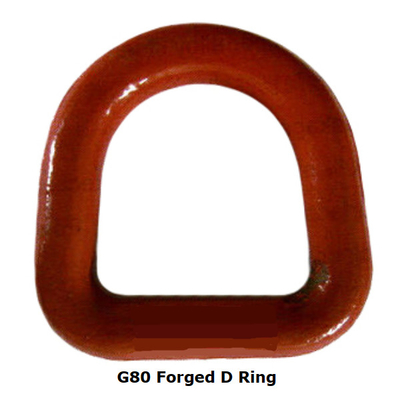 2.5T - 8T G80 forjou D Ring Color Painted Alloy Steel para acessórios de levantamento