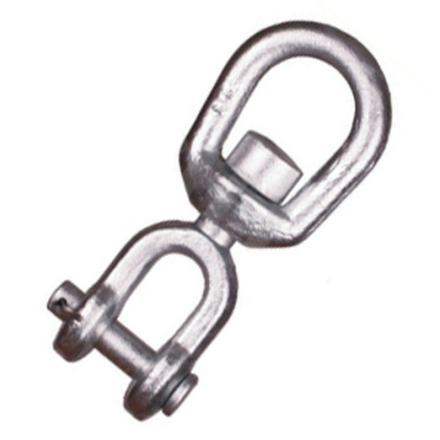 giro galvanizado mergulhado quente da extremidade da maxila de aço carbono do hardware do equipamento da corda 42500lbs