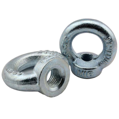 A porca forjada aço carbono M6 do olho a M100 galvanizou a porca do olho do RUÍDO 582
