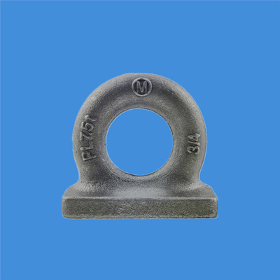 placa resistente baixa retangular do olho de 2T Marine Rigging Hardware Self Colored