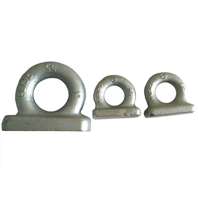 placa resistente baixa retangular do olho de 2T Marine Rigging Hardware Self Colored