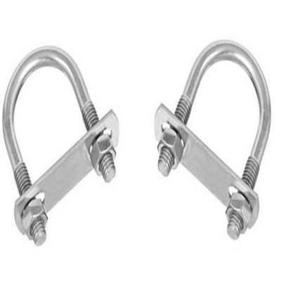 Zinque a ferradura chapeada do aço carbono deu forma ao tipo galvanizado os parafusos parafuso M6 50mm de U