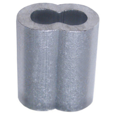 Virola de alumínio de friso Aluminiuml da corda de fio da ampulheta que molda o tipo dos E.U.