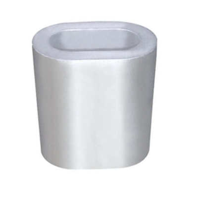 Virola de alumínio de equipamento da corda de fio do hardware DIN3039 da corda da carcaça de Aluminiuml