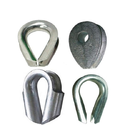 A corda de fio do aço carbono galvanizou dedais para o cabo de aço M4 - M28