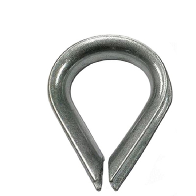 A corda de fio do aço carbono galvanizou dedais para o cabo de aço M4 - M28