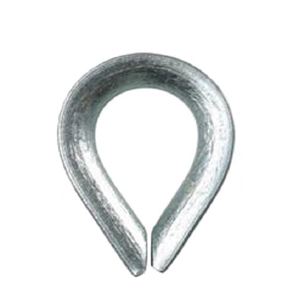 A corda de fio do aço carbono galvanizou dedais para o cabo de aço M4 - M28