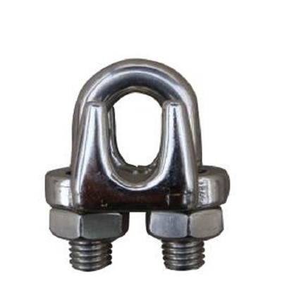 O grampo de corda lustrado E.U. do fio datilografa às braçadeiras de cabo de aço inoxidável 3mm a 76mm